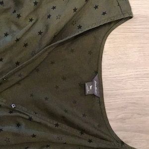 Eddie Bauer Wrap Blouse